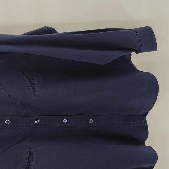 Schaefer Outfitters Pearl Snap Down Size XL navy Western Long Sleeve Shirt USA - Picture 3 of 11